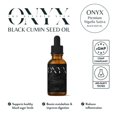 Onyx® Premium Black Seed Oil with Water-Dispersible Technology