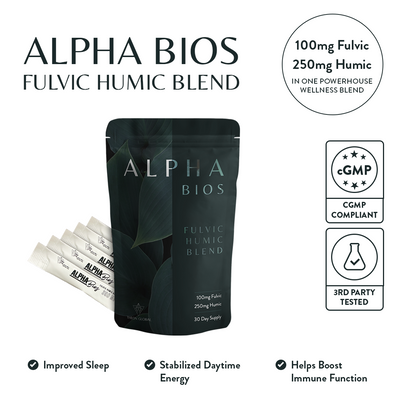 Alpha Bios® Fulvic Acid + Humic Acid Mineral Blend