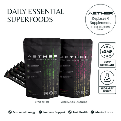 AETHER® Daily Essential Superfood Blend with Patented Micelle Technology™