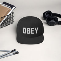 'Obey' Snapback Hat