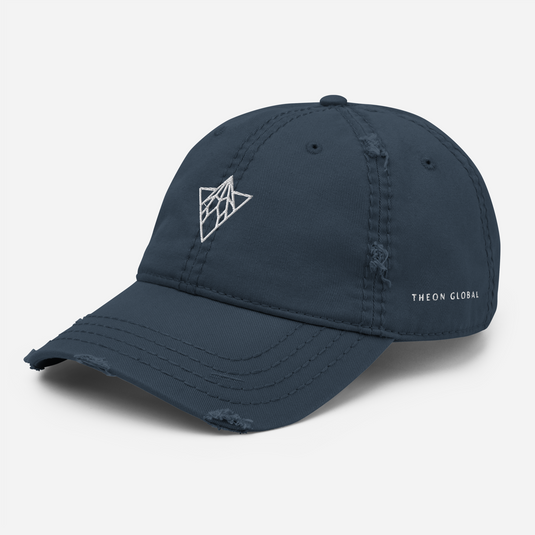 Theon Logo Distressed Dad Hat