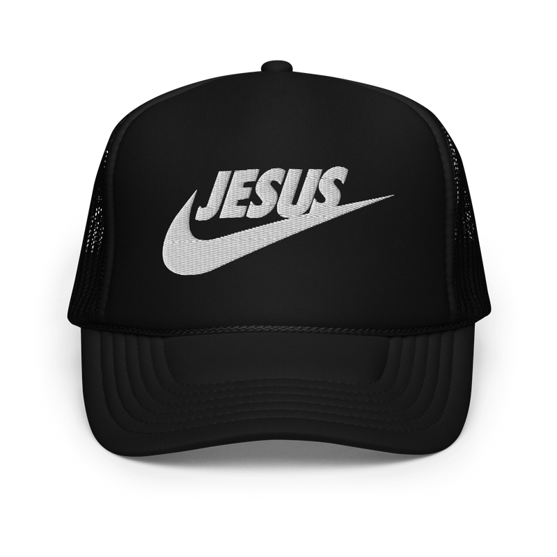 Load image into Gallery viewer, Just Jesus Foam trucker hat
