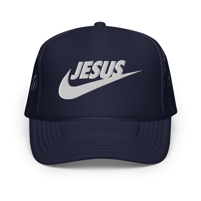 Load image into Gallery viewer, Just Jesus Foam trucker hat
