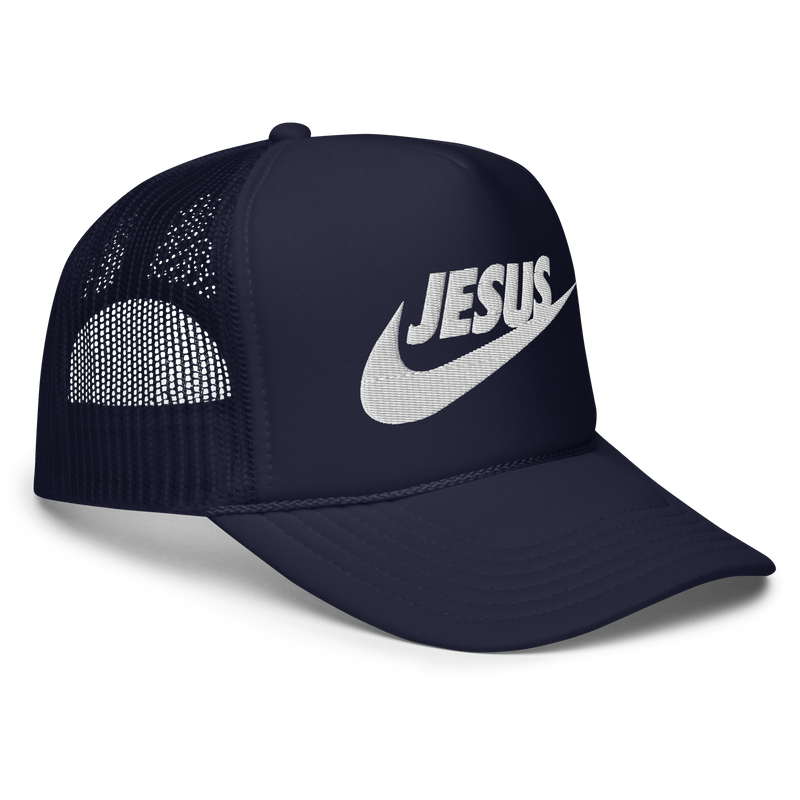 Load image into Gallery viewer, Just Jesus Foam trucker hat
