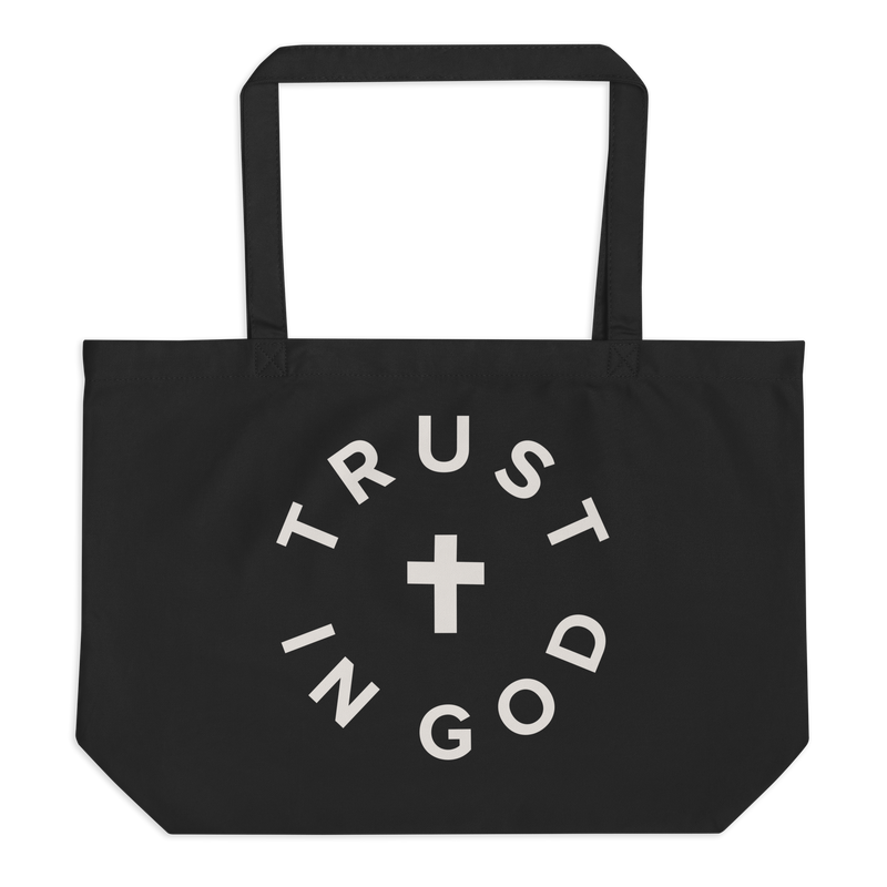 Load image into Gallery viewer, Trust in God Large Tote Bag
