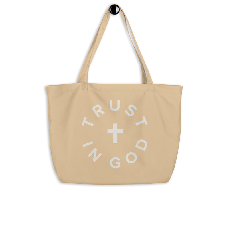 Load image into Gallery viewer, Trust in God Large Tote Bag
